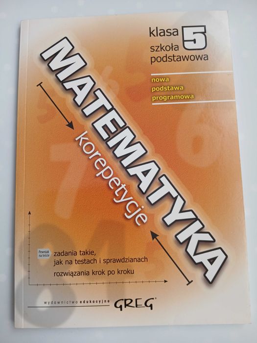 Matematyka 5 Korepetycje (wyd. Greg)
