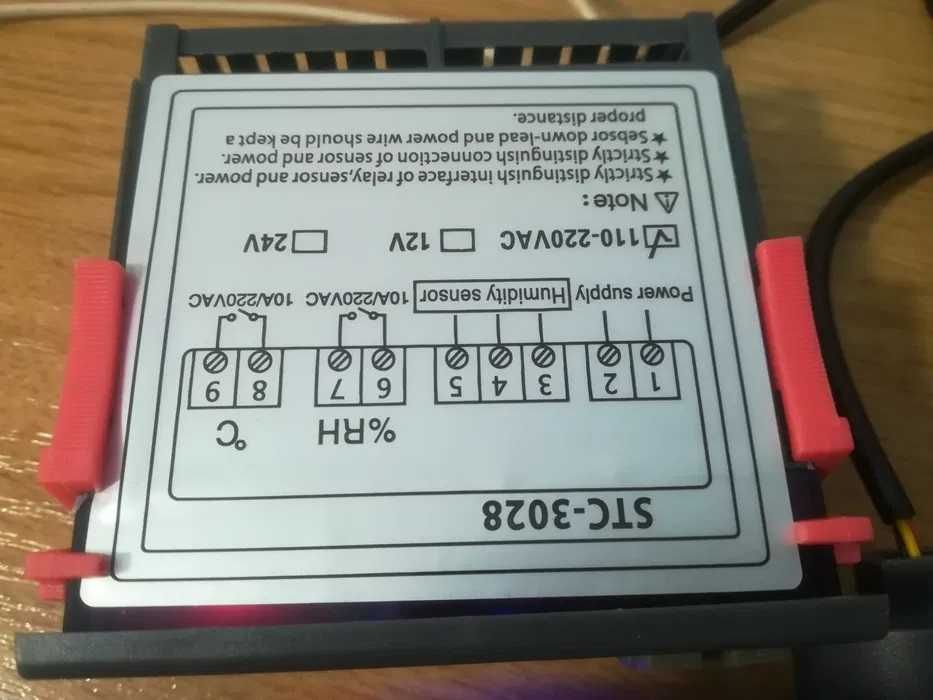 Controlador temperatura e humidade / termostato e higróstato