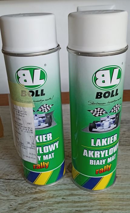 Boll lakier akrylowy biały mat rally 500 ml