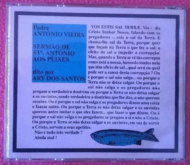 CD Sermão de Santo António aos Peixes - Ary dos Santos