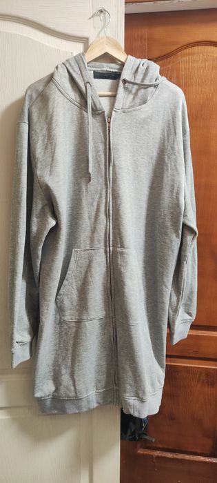 Подовжена спортивна тепла кофта туніка 60 розмір