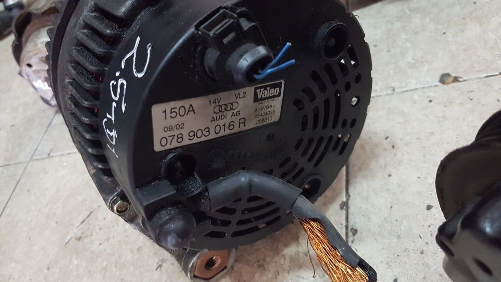 Audi a4 2.5 tdi poli polie da cambota alternador compressor ac apoio