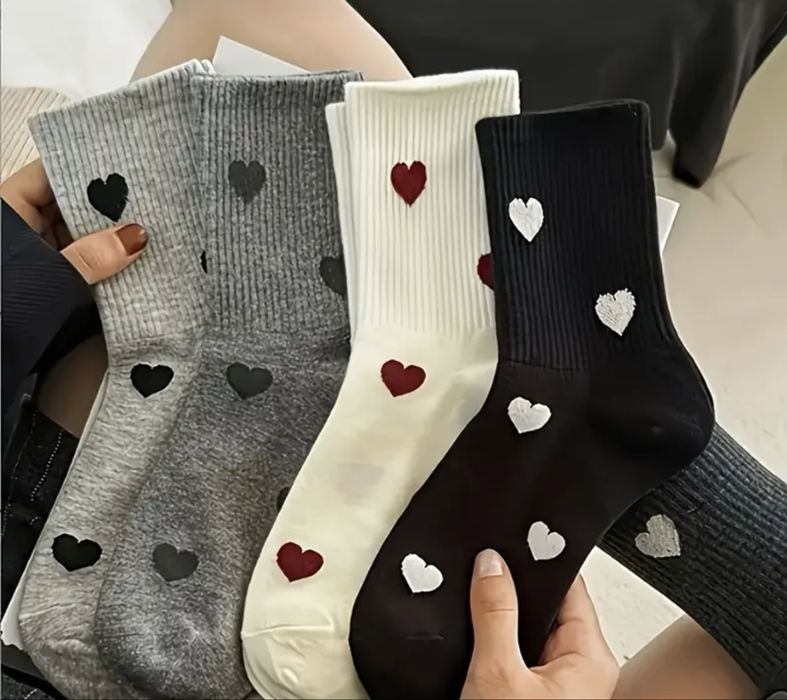 10 шт. Жіночі елегантні панчохи з візерунком