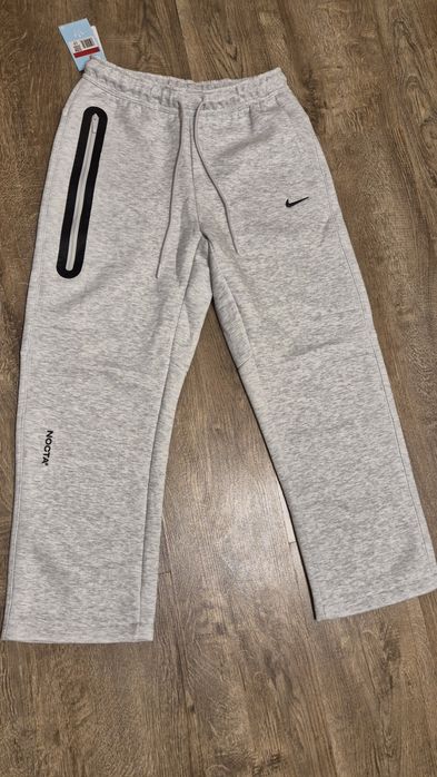 Штани Nike Tech Fleece x Nocta Pants Сірі теч флис штани найк нокта