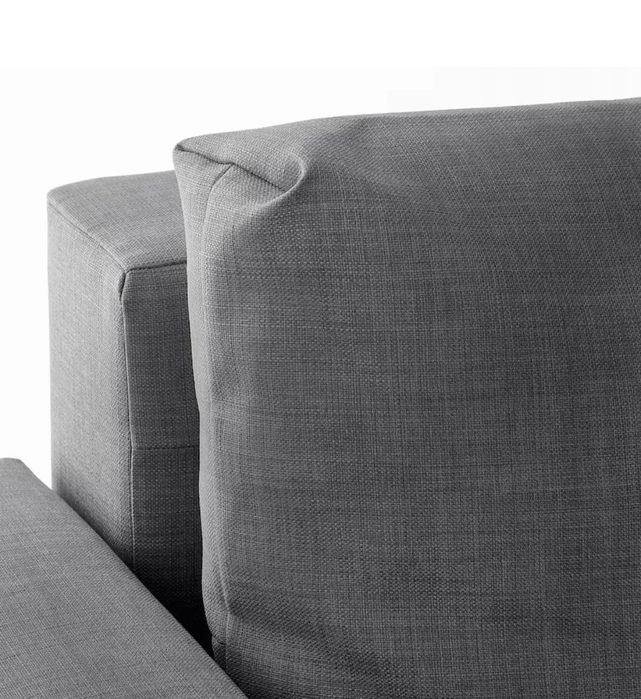 Sofa narożnik z funkcją spania łóżko szary grafitowy