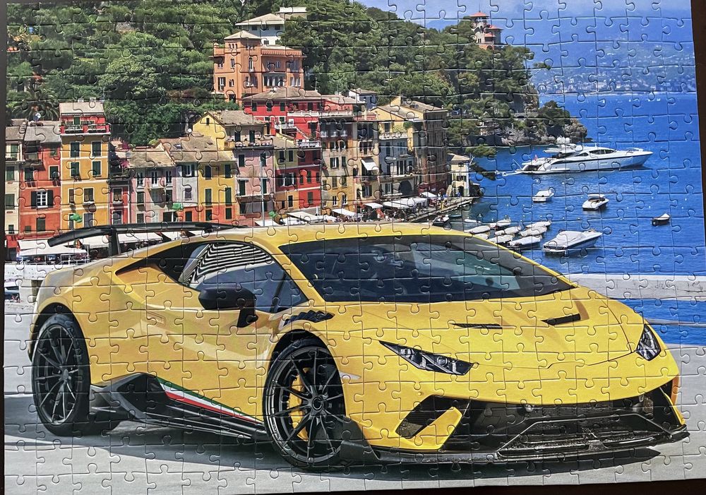 Пазли автомобіль 380 шт Lamborghini подарунок хлопчику