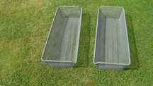 IKEA - Dwa kosze siatkowe ciemnoszare 100x35 cm Komplement nowe.