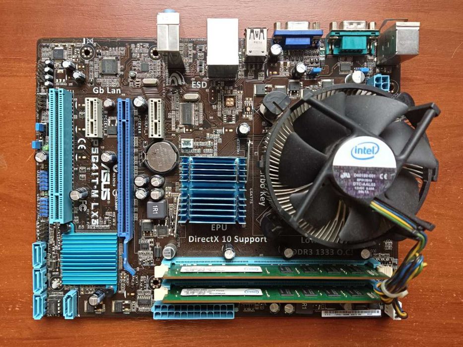 Материнская плата 775 ASUS P5G41T-M LX3 2xDDR3 VGA E8400