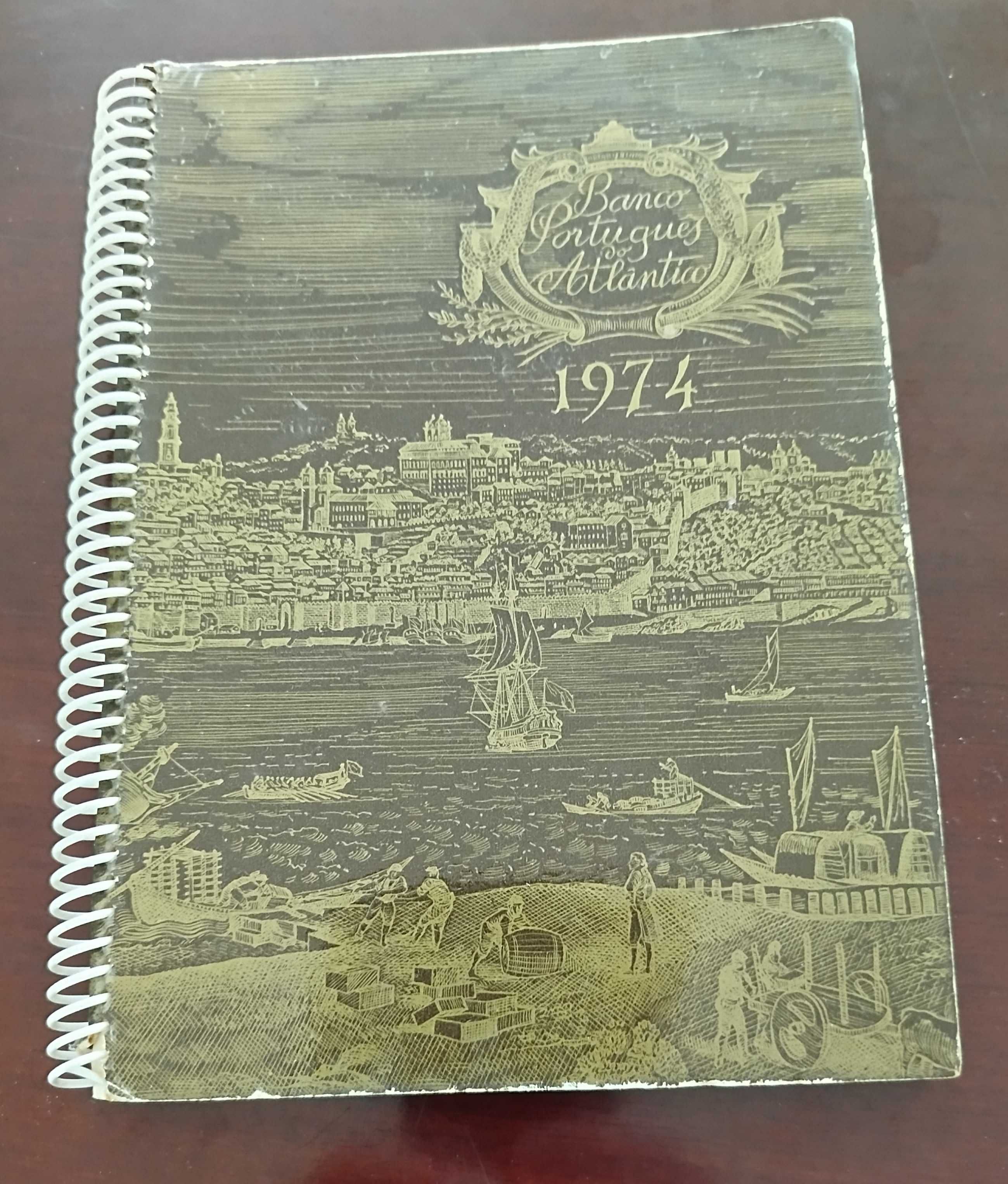 Agenda Antiga de 1974 "Banco Português do Atlântico"