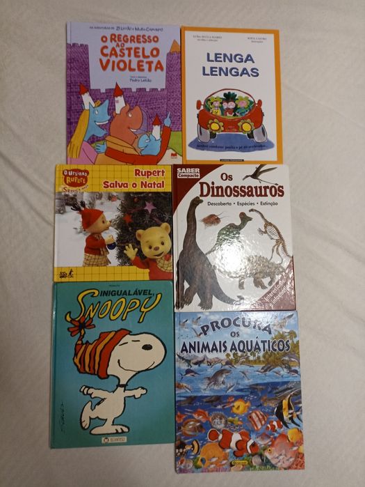 Vários livros infantis