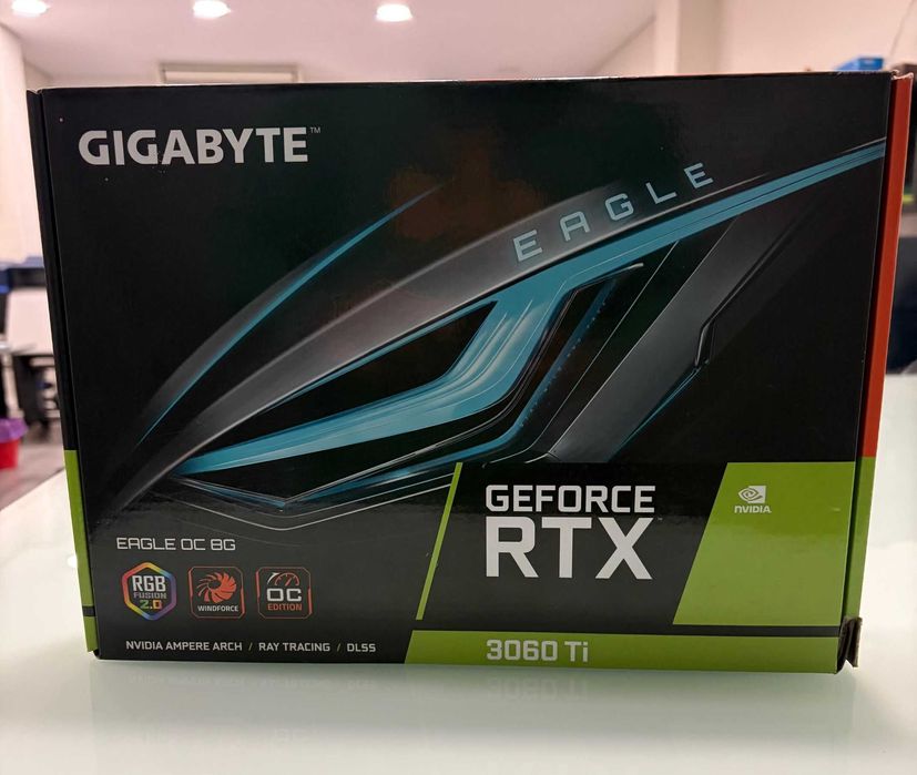 Placa Gráfica Nvidia Gigabyte RTX 3060TI Eagle OC 8GB DDR6 c/ Caixa