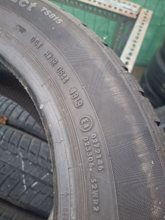 2x opony zimowe 215/55r17 2019r continental