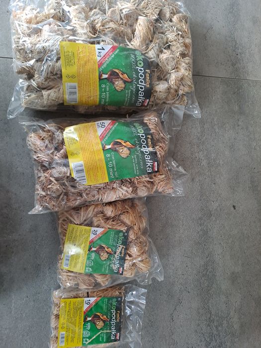 Podpałka ekopodpałka na grilla 50szt Wyprzedaż magazynu