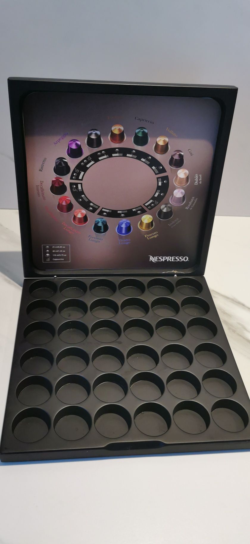 Caixa de capsulas Nespresso