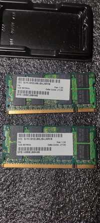 Memória RAM DDR2 SAMSUNG 2x 1GB Portátil