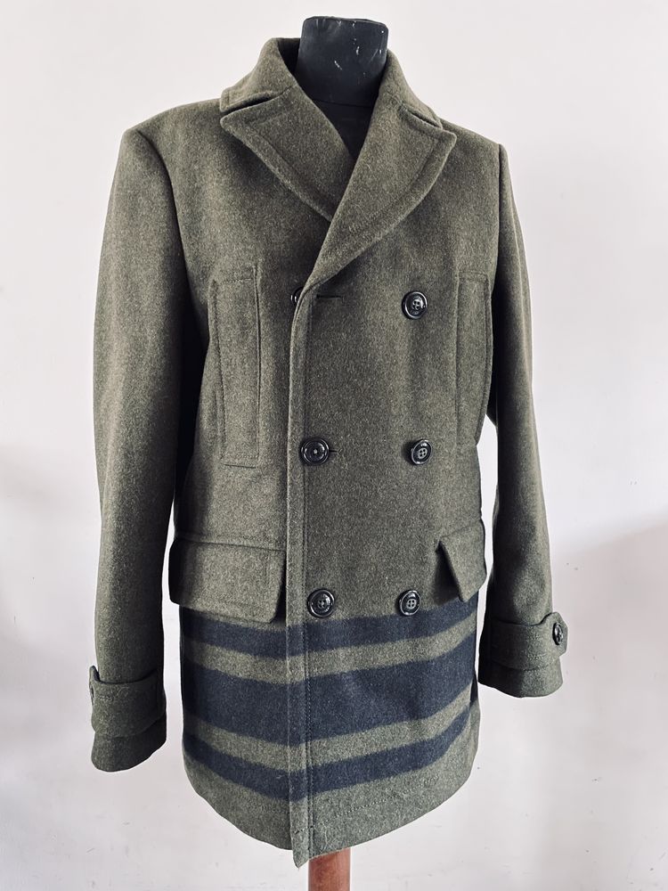 Tommy Hilfiger wełniany płaszcz/bosmanka