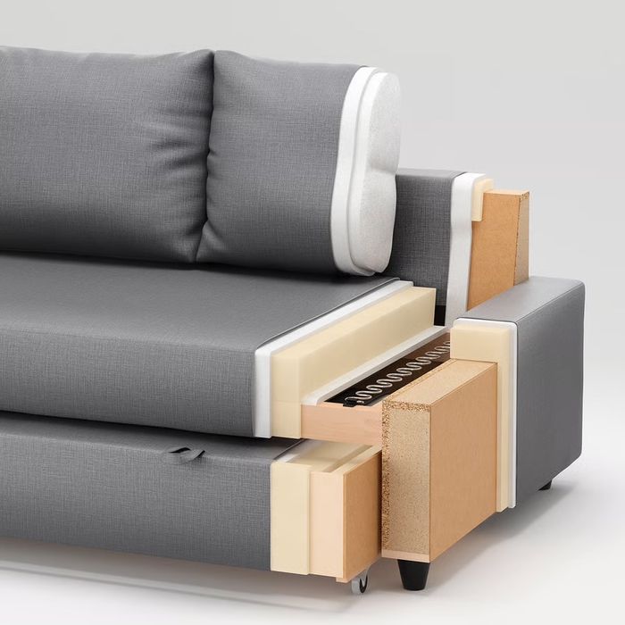 Kanapa, sofa, narożnik z szezlongiem IKEA Friheten
