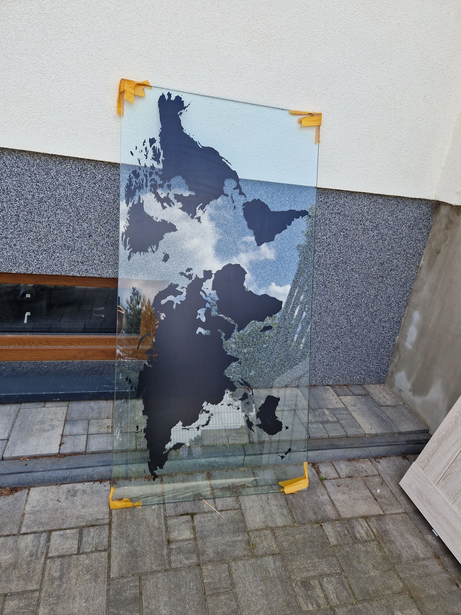 IKEA szklany blat biurko Torfinn