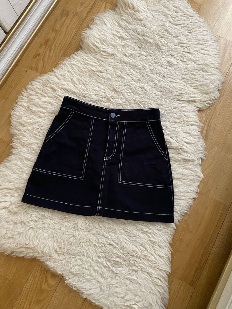 Zara джинсова спідниця юбка міні