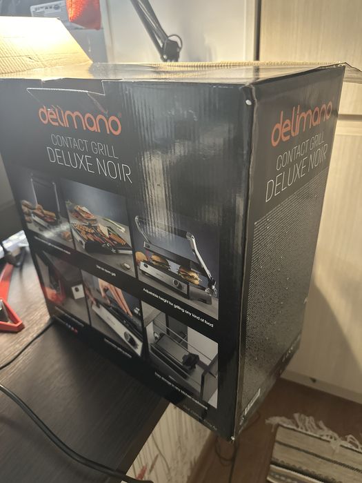 Повністю новий Гриль Delimano Contact Gril Deluxe Noir