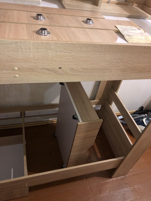 Кровать двухъярусная с ящиками Дуэт-3 Пехотин