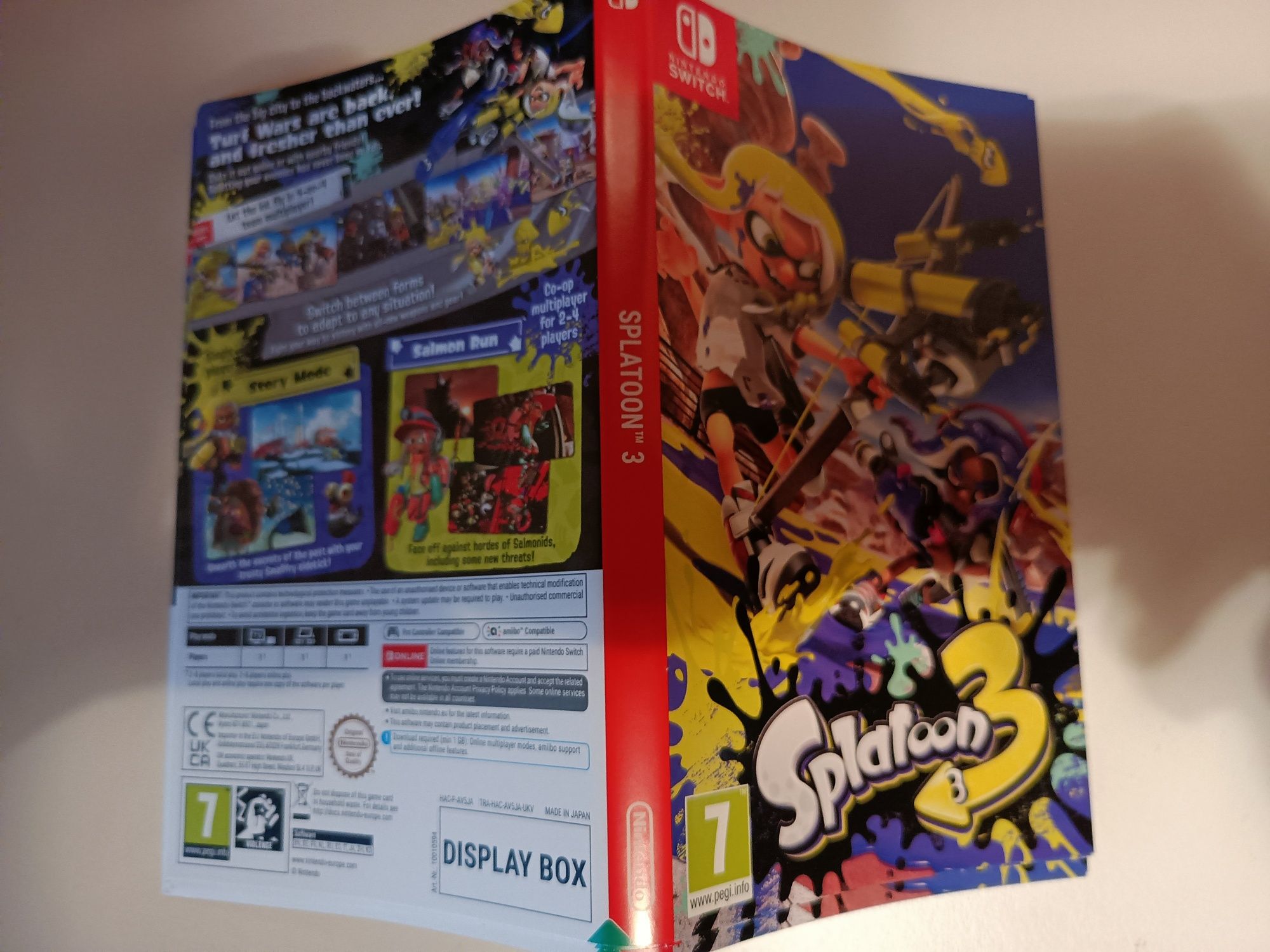 Okładka demonstracyjna Splatoon 3 - Nintendo Switch