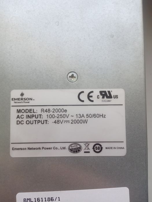 Блок питания Emerson 48V-2000W