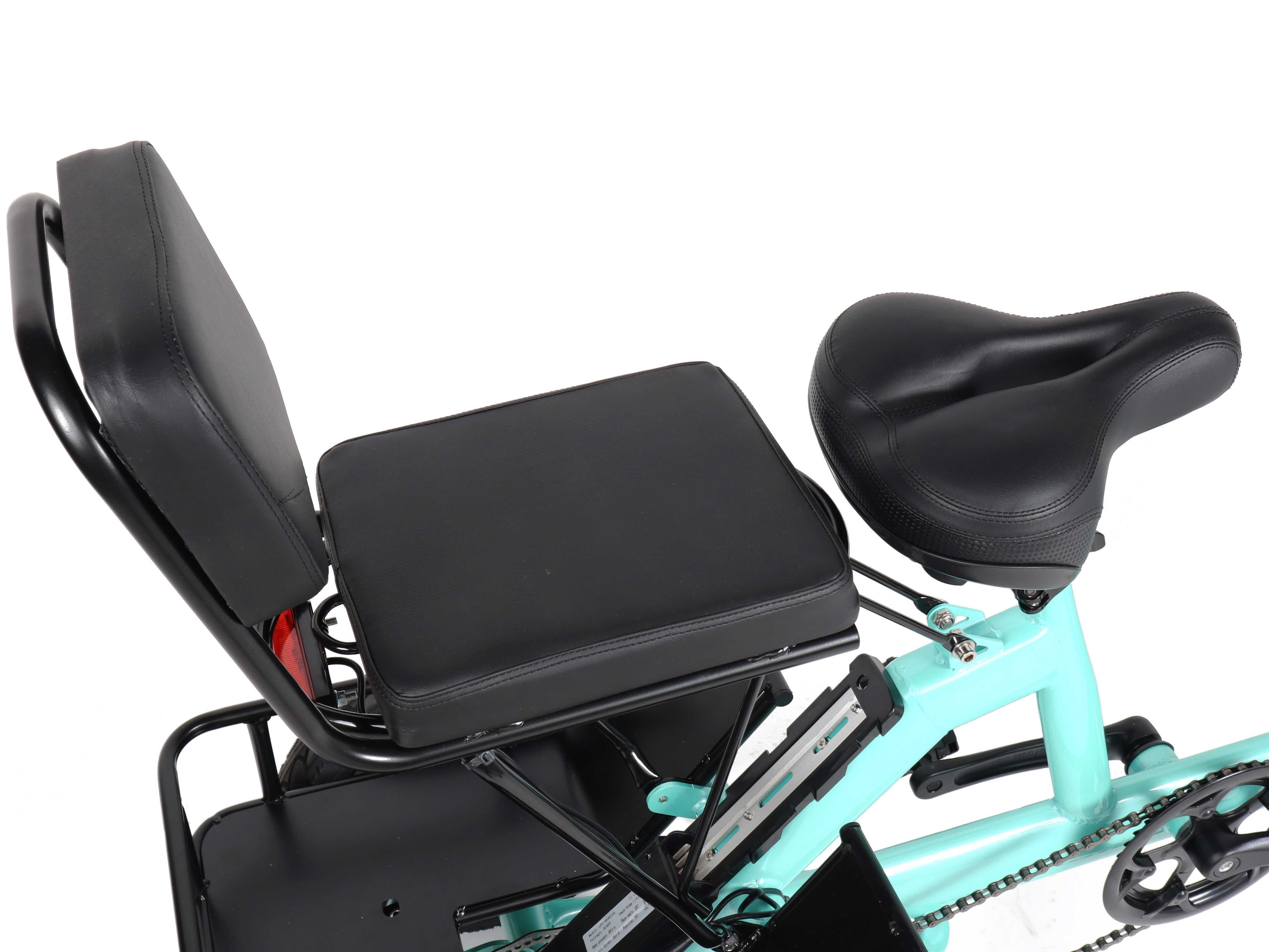 Складний Триколісний електровелосипед VELOMOTOR COMFORT CARGO