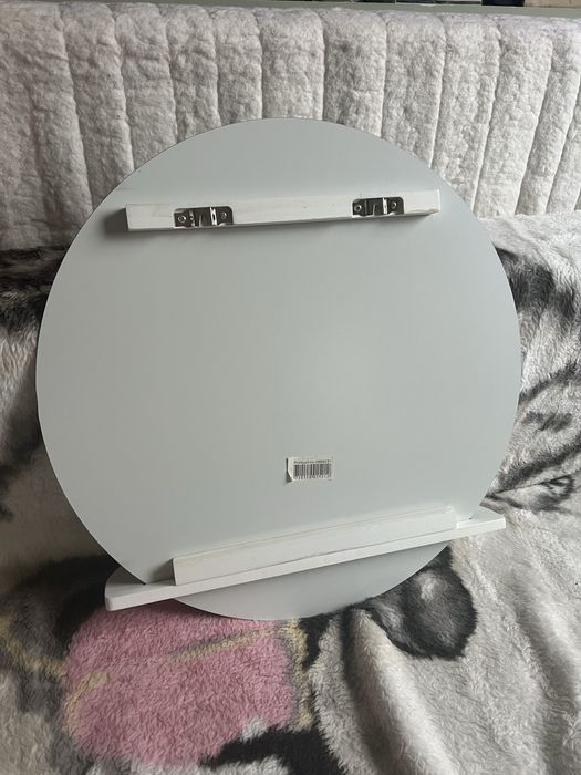 Lustro z półką (okrągłe, 50 cm średnicy)