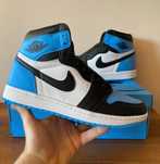 Jordan 1 niebieskie meskie nowe buty za kostke klasyczne jordan buty