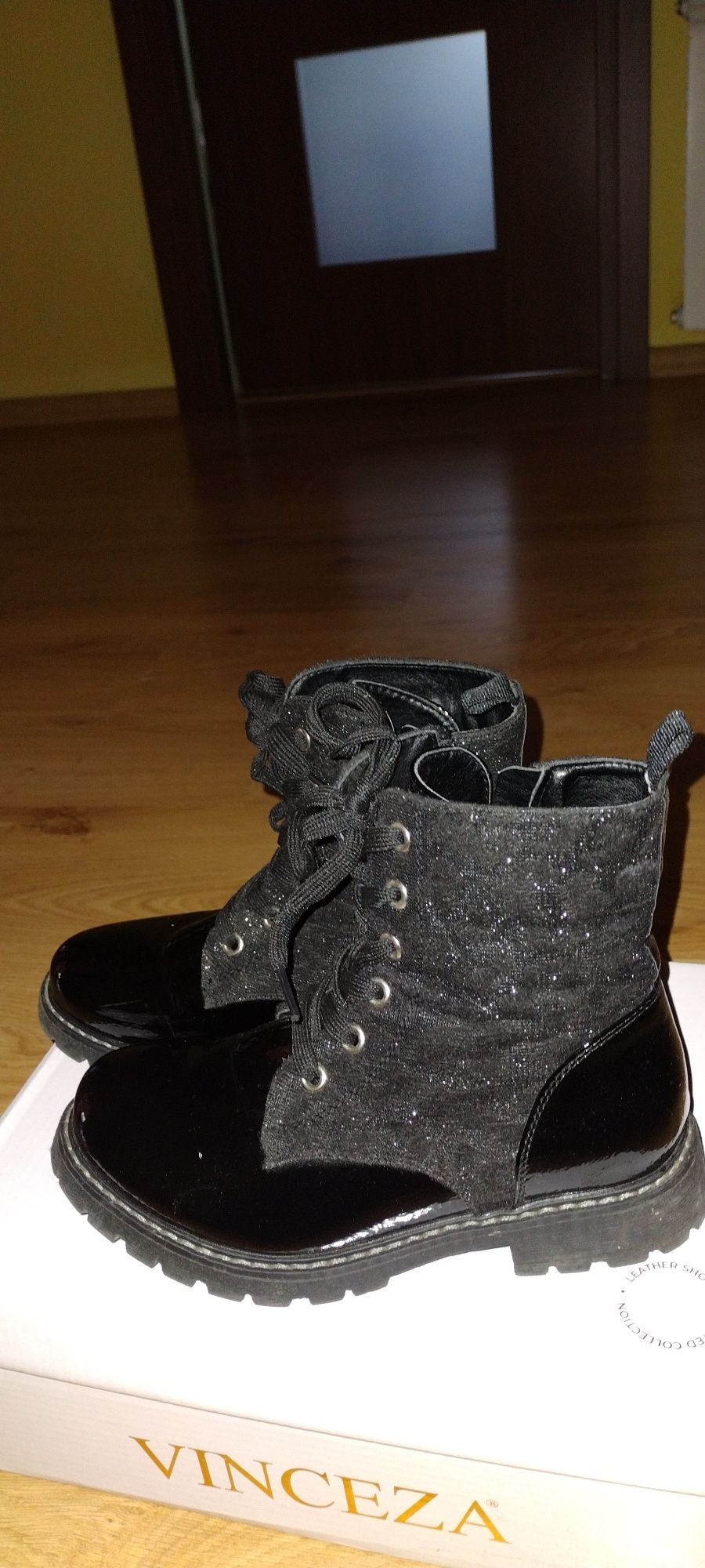 Buty dziewczęce zimowe Nelli blu rozm.34
