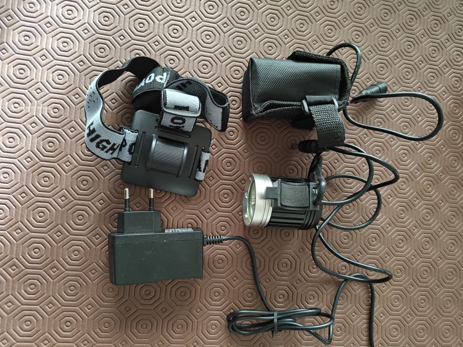 Luzes com bateria 3000 lumens bicicleta