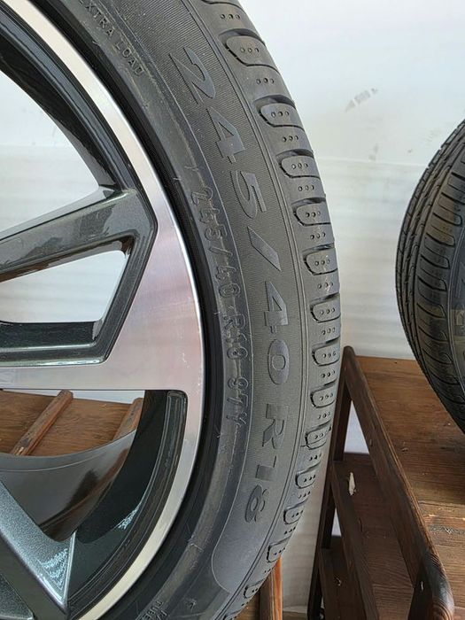 Nowe Koła Letnie Oryginalne Audi A4 S4/8w B9/18 Cali Pirelli 2023 Rok