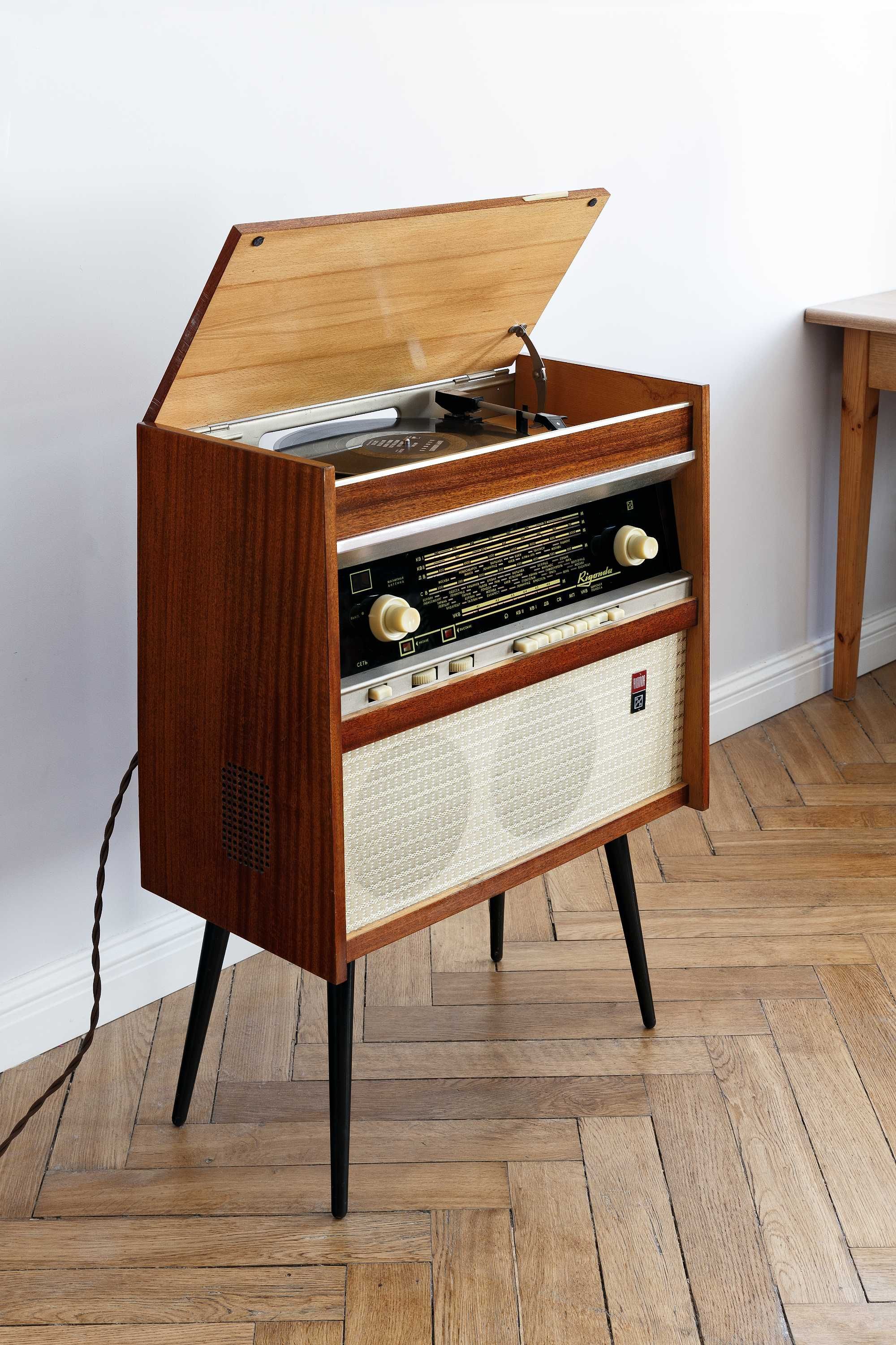 tube vintage bluetooth +vynil player radiola