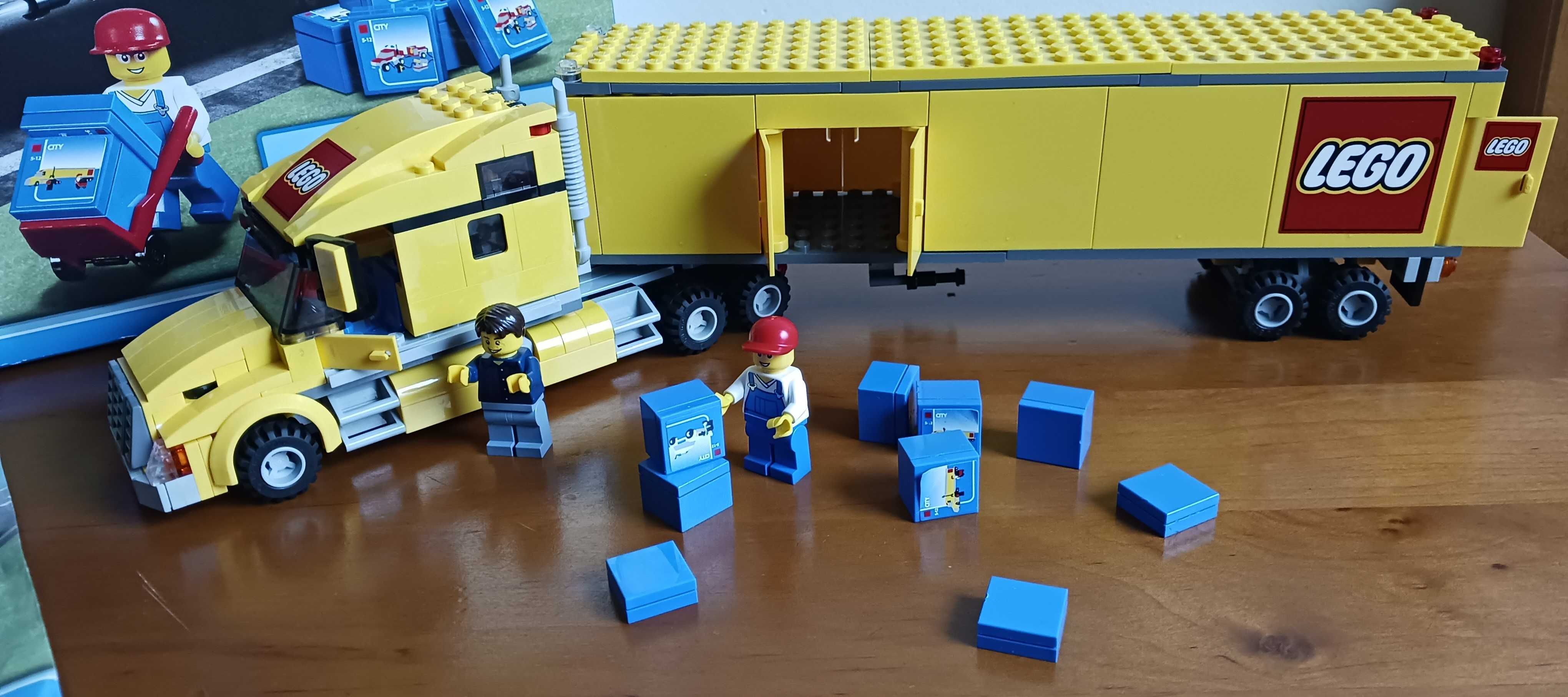 Lego City 3221 Żółta Ciężarówka TIR + pudełko + instrukcja