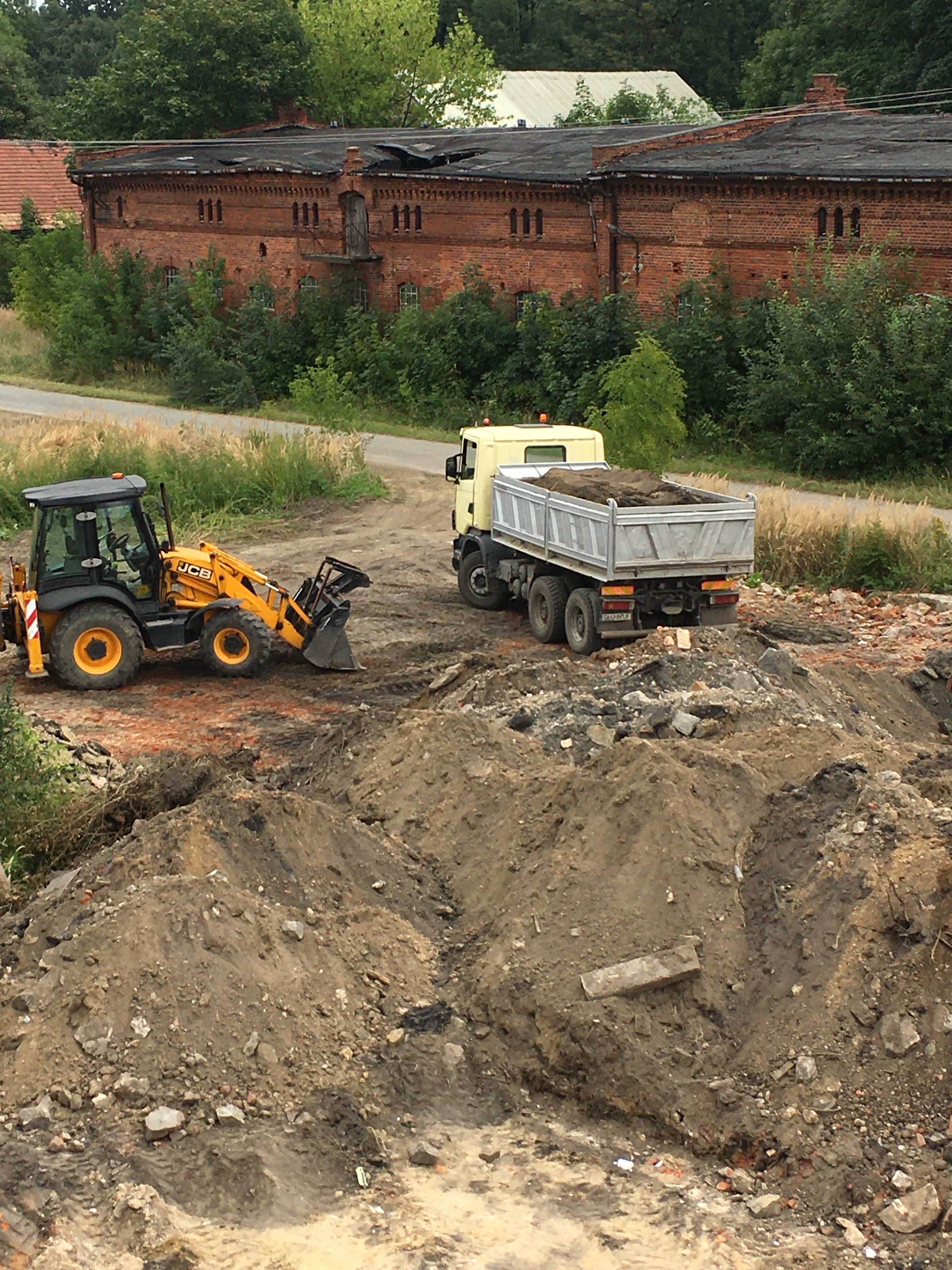 Koparko ladowarka , Wywrotka , transport