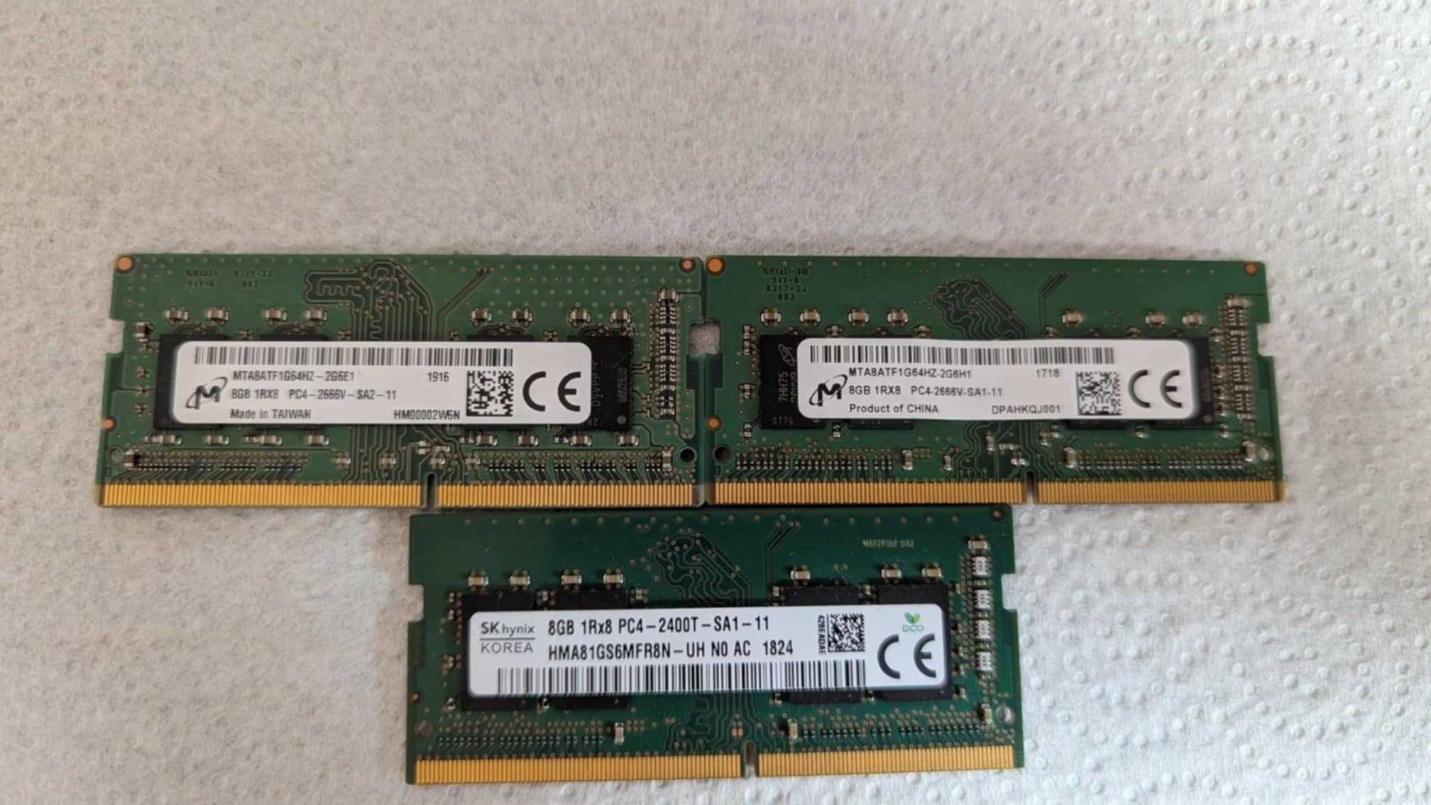 RAM DDR3 DDR4 SODIMM 4GB 8GB 16GB 1600–3200MHz Laptop