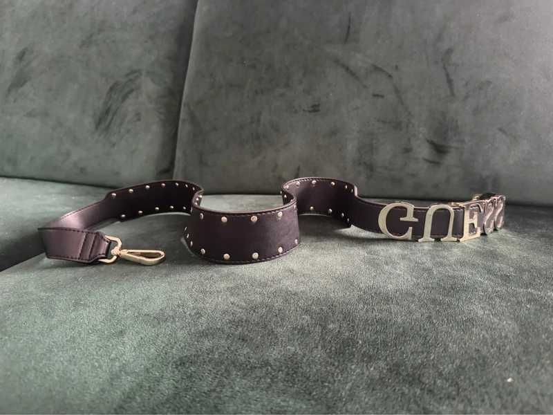 Pasek do torebki Guess czarny