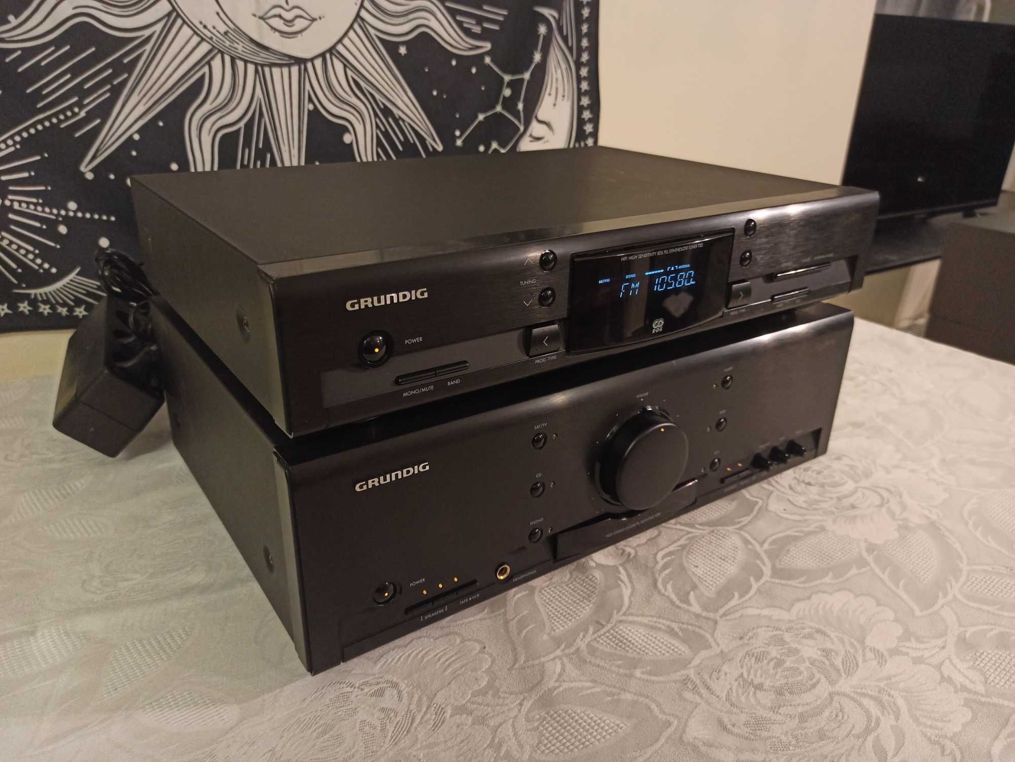 Zestaw wzmacniacz Grundig V23 FineArts + tuner Grundig T22 FineArts