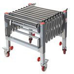 Podajnik rolkowy Holzmann RB9A stojak stół mobilny 130kg wys 1000mm