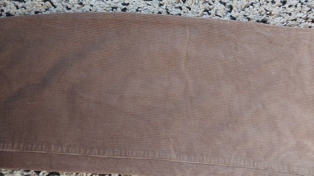 Brązowe spodnie baggy Bershka