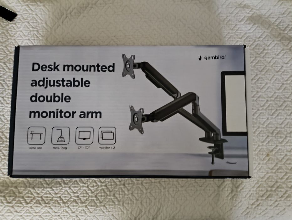 Suporte duplo para monitores novo, por abrir
