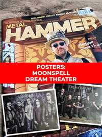 Metal Hammer 2018 - Therion, Plakaty: Moonspell, Dream Theater
