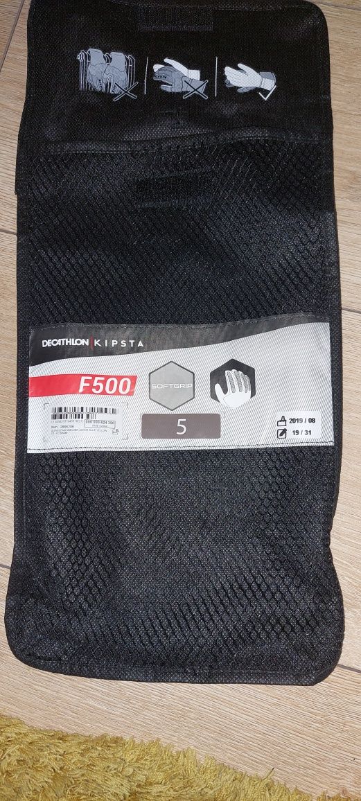 Rękawice bramkarskie Kipsta F500 softgrip rozmiar 5