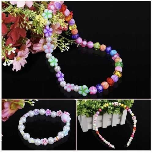 Koraliki Do Robienia Bransoletek Biżuterii Zestaw Koralików 900 el.