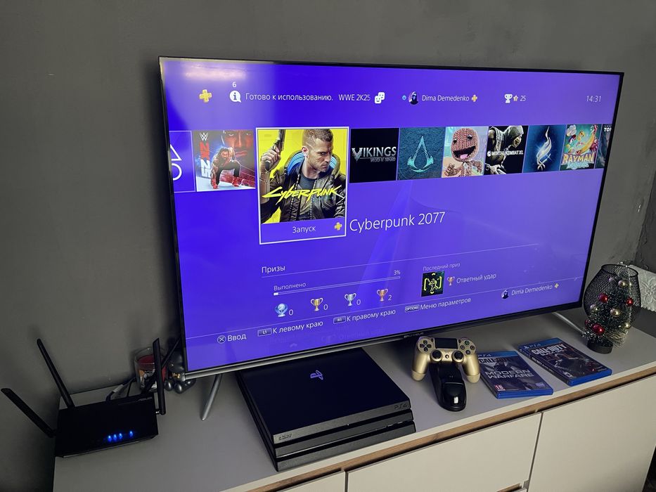 Sony PlayStation 4 PRO 1TB Black з 2 DualShock 4