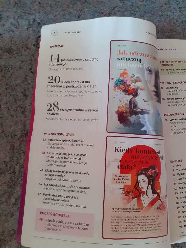 Czasopismo Charaktery nr 6/2023 czerwiec 2023