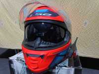 Kask motocyklowy LS2 FF800 z blendą i pinlockiem. Rozmiar M