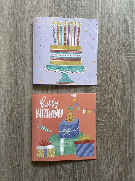 Kartki okolicznościowe do malowania kryształkami