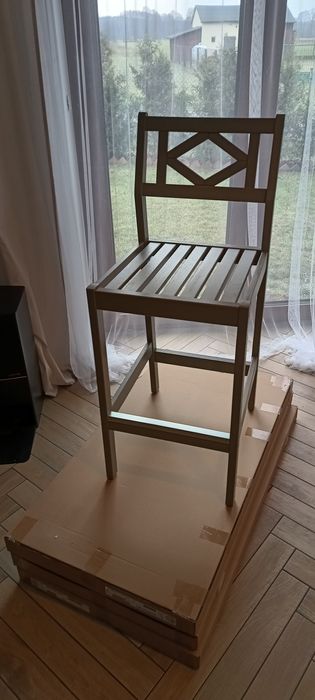 Hokery, krzesła ogrodowe Ikea Bondholmen